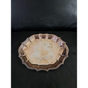 Vintage Chippendale INTERNATIONAL‎ SILVER CO Silverplate Serving Bowl 11"X9"